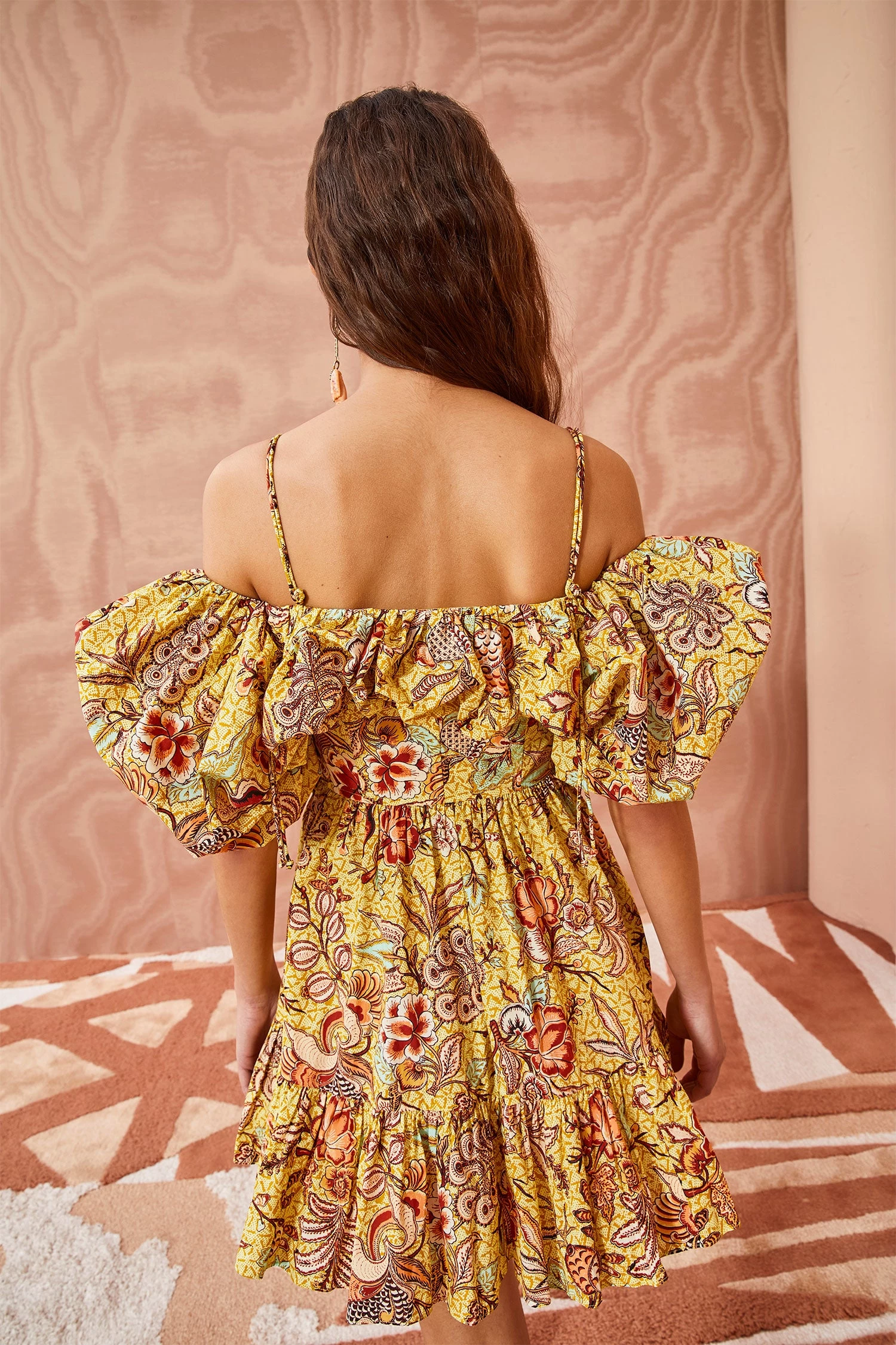 ULLA JOHNSON Lila Dress - Calla Lily 4 ULLA JOHNSON Lila Dress - Calla Lily - Image 4