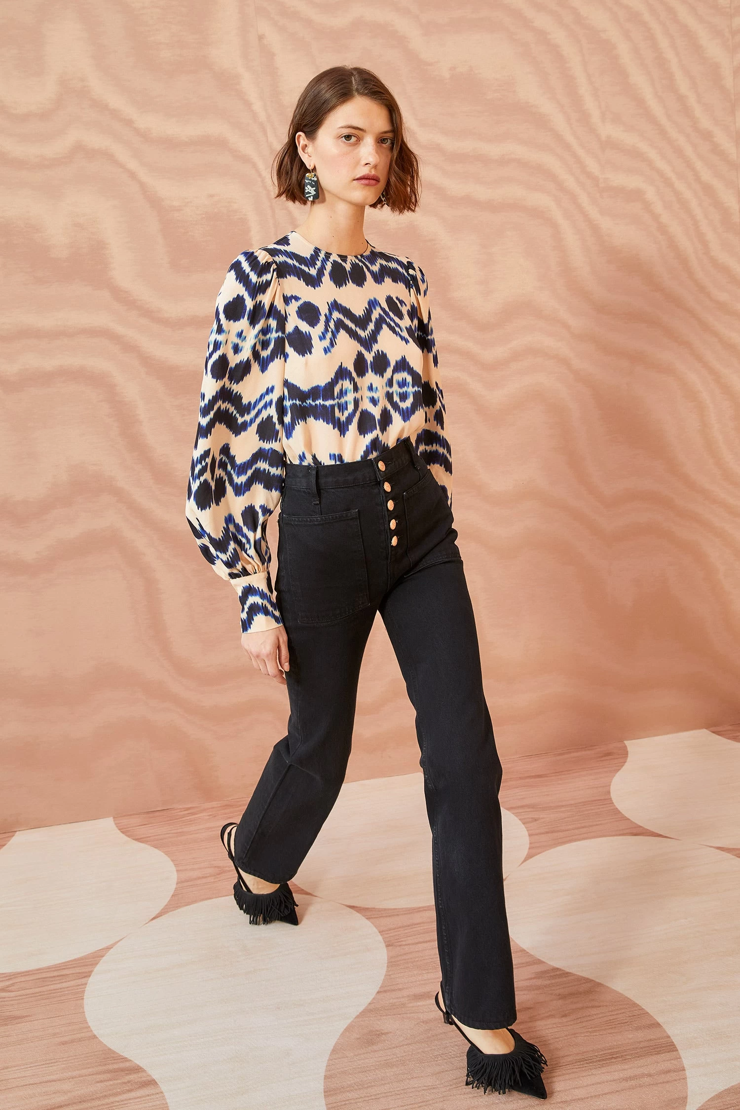 ULLA JOHNSON Lilliana Blouse - Nimbus 5 ULLA JOHNSON Lilliana Blouse - Nimbus - Image 5