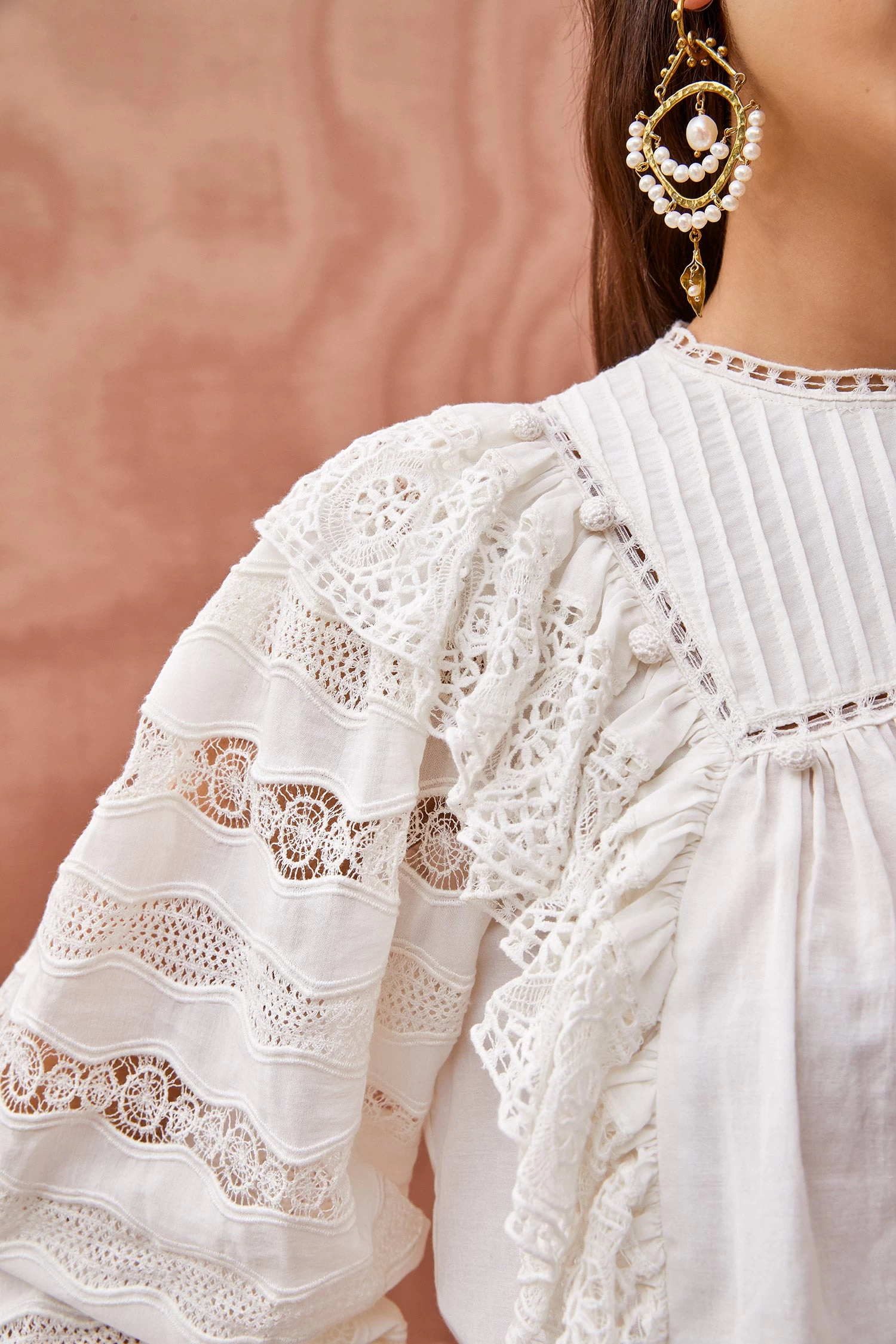 ULLA JOHNSON Lily Blouse - Pristine 4 ULLA JOHNSON Lily Blouse - Pristine - Image 4