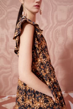 ULLA JOHNSON Lina Coverup - Constellation -Fashion Haven Shop ULLA JOHNSON Lina Coverup CONSTELLATION 03