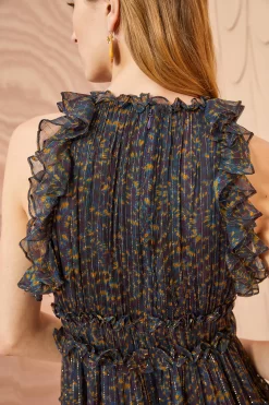 ULLA JOHNSON Lirra Gown - Peridot -Fashion Haven Shop ULLA JOHNSON Lirra Gown PERIDOT 05