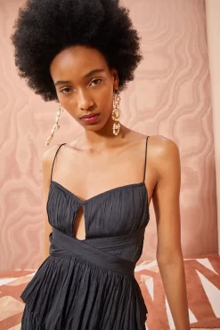 ULLA JOHNSON Lise Top - Noir -Fashion Haven Shop ULLA JOHNSON Lise Top NOIR 05