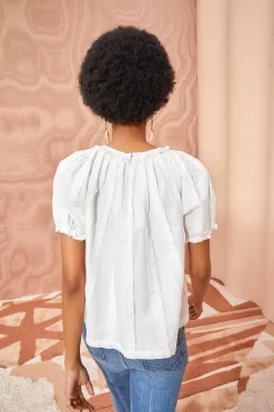 ULLA JOHNSON Lora Top - Pristine -Fashion Haven Shop ULLA JOHNSON Lora Top PRISTINE 04