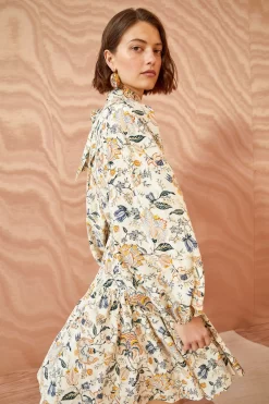 ULLA JOHNSON Lula Dress - Gardenia -Fashion Haven Shop ULLA JOHNSON Lula Dress GARDENIA 0114