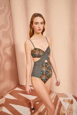 ULLA JOHNSON Luna Maillot - Parrot