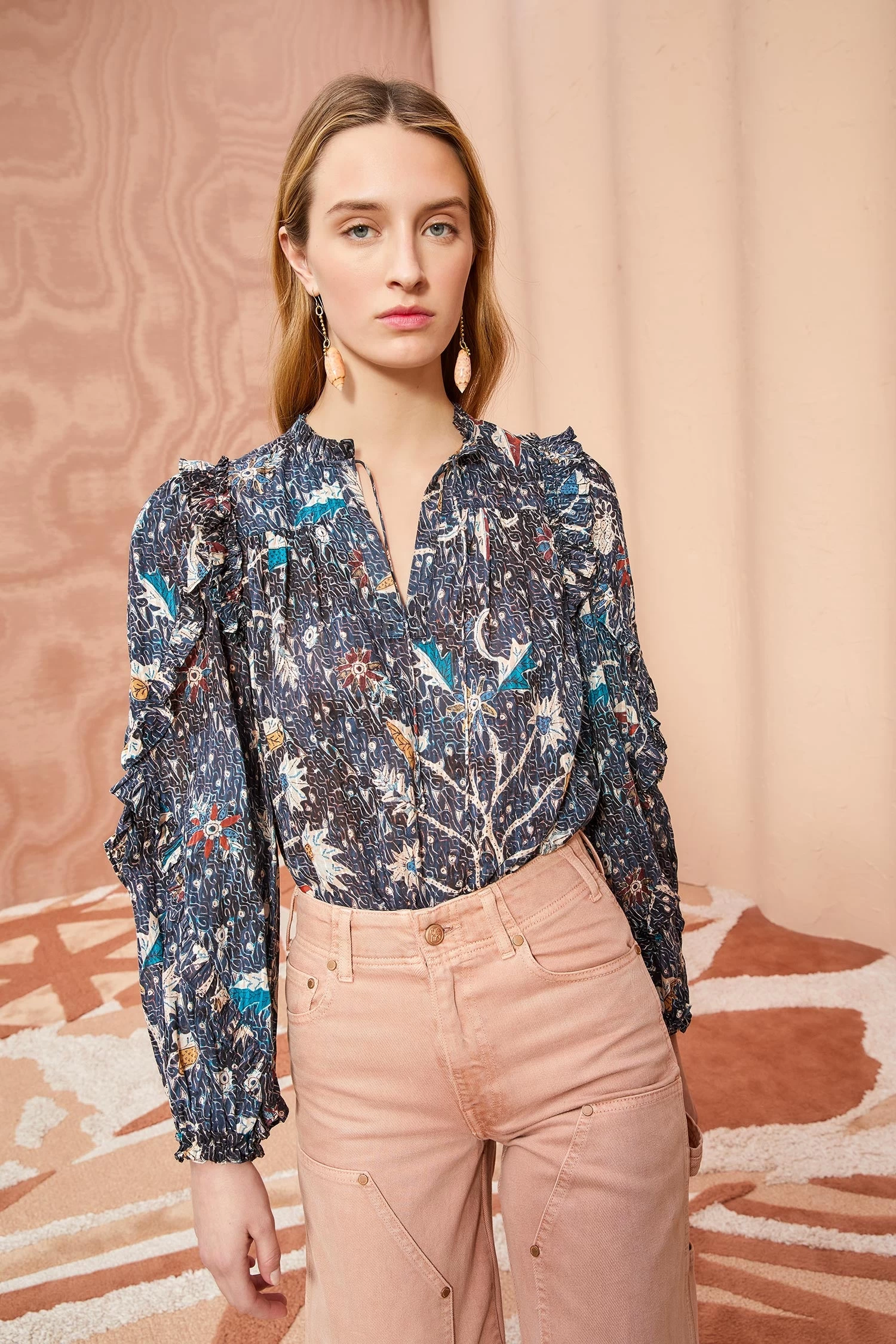 ULLA JOHNSON Manet Blouse - Jet 1 ULLA JOHNSON Manet Blouse - Jet