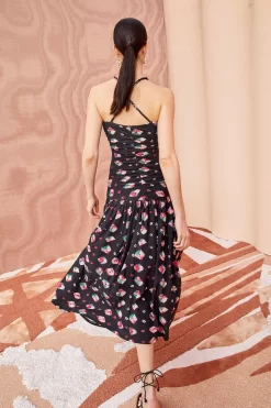 ULLA JOHNSON Marcella Dress - Nocturne 9 ULLA JOHNSON Marcella Dress - Nocturne -Fashion Haven Shop ULLA JOHNSON Marcella Dress NOCTURNE 04