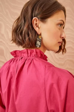 ULLA JOHNSON Marlie Blouse - Rosebud -Fashion Haven Shop ULLA JOHNSON Marlie Blouse ROSEBUD 04