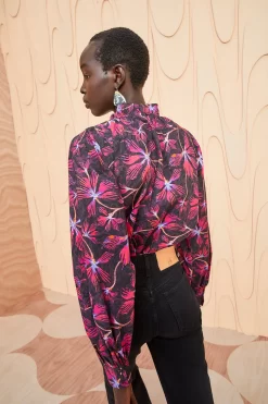 ULLA JOHNSON Marlie Blouse - Zinnia -Fashion Haven Shop ULLA JOHNSON Marlie Blouse ZINNIA 04