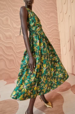 ULLA JOHNSON Mimi Dress - Tigerlily -Fashion Haven Shop ULLA JOHNSON Mimi Dress TIGERLILY 03