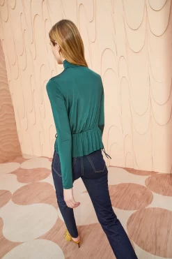 ULLA JOHNSON Nina Top - Cypress -Fashion Haven Shop ULLA JOHNSON Nina Top CYPRESS 04