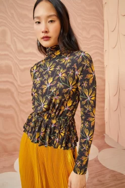 ULLA JOHNSON Nina Top - Maple -Fashion Haven Shop ULLA JOHNSON Nina Top MAPLE 03