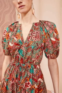 Best Seller -Fashion Haven Shop ULLA JOHNSON OLINA DRESS PRIMROSE 02 ALT