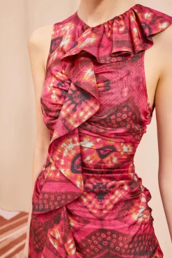 ULLA JOHNSON Othella Dress - Wild Rose 11 ULLA JOHNSON Othella Dress - Wild Rose -Fashion Haven Shop ULLA JOHNSON Othella Dress WILD ROSE 05