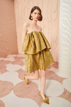 ULLA JOHNSON Oui Dress - Citrine