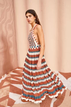 ULLA JOHNSON Paz Dress - Canyon -Fashion Haven Shop ULLA JOHNSON Paz Dress CANYON 03