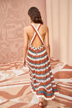 ULLA JOHNSON Paz Dress - Canyon -Fashion Haven Shop ULLA JOHNSON Paz Dress CANYON 04