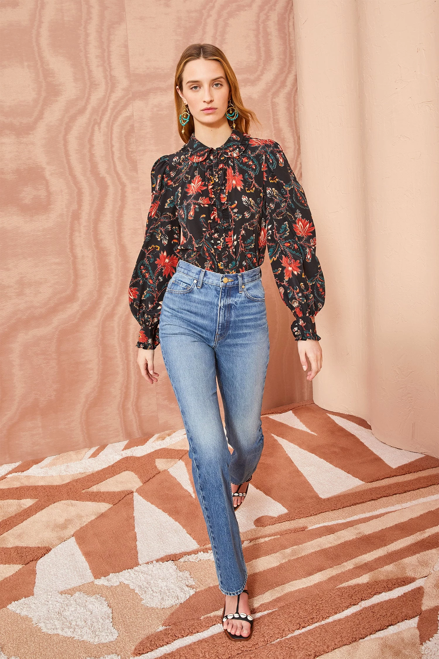 ULLA JOHNSON Philipa Blouse - Obsidian 3 ULLA JOHNSON Philipa Blouse - Obsidian - Image 3