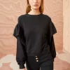 ULLA JOHNSON Pilar Pullover - Noir