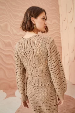 ULLA JOHNSON Prisha Dress - Flax -Fashion Haven Shop ULLA JOHNSON Prisha Dress FLAX 0044