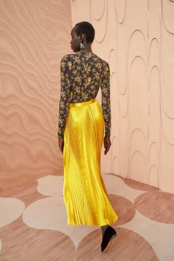 ULLA JOHNSON Rami Skirt - Sunsprite -Fashion Haven Shop ULLA JOHNSON Rami Skirt SUNSPRITE 03