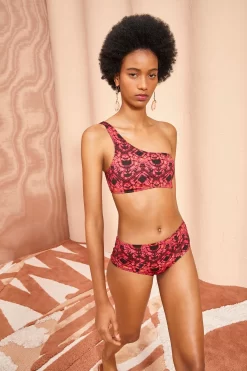 ULLA JOHNSON Reina Bikini Top - Wild Rose