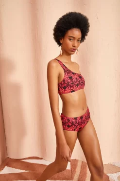 ULLA JOHNSON Reina Bikini Top - Wild Rose -Fashion Haven Shop ULLA JOHNSON Reina Bikini TOP WILD ROSE 03