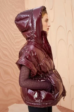 ULLA JOHNSON Rhodes Jacket - Mahogany -Fashion Haven Shop ULLA JOHNSON Rhodes Jacket MAHOGANY 05