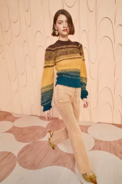 ULLA JOHNSON Rosalia Pullover - Desert -Fashion Haven Shop ULLA JOHNSON Rosalia Pullover DESERT 0085