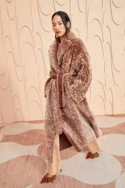 ULLA JOHNSON Rosetta Coat - Cognac