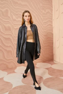 ULLA JOHNSON Ruth Legging - Noir -Fashion Haven Shop ULLA JOHNSON Ruth Legging NOIR RESHOOT 01 MAIN