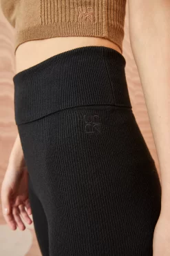 Best Seller -Fashion Haven Shop ULLA JOHNSON Ruth Legging NOIR RESHOOT 02 ALT