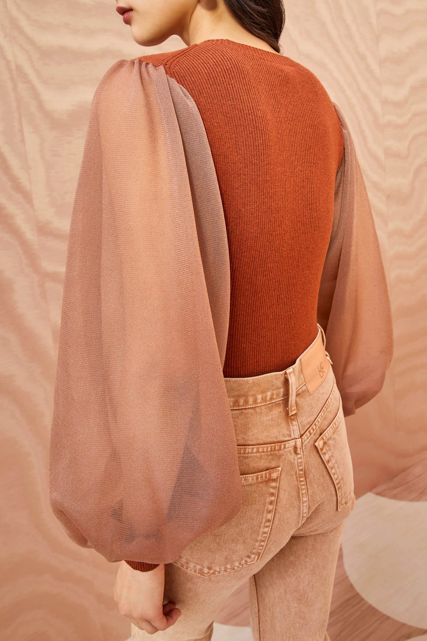 ULLA JOHNSON Sabrina Pullover - Redwood 2 ULLA JOHNSON Sabrina Pullover - Redwood - Image 2