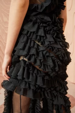 ULLA JOHNSON Sarafina Skirt - Noir -Fashion Haven Shop ULLA JOHNSON Sarafina Skirt NOIR 0117