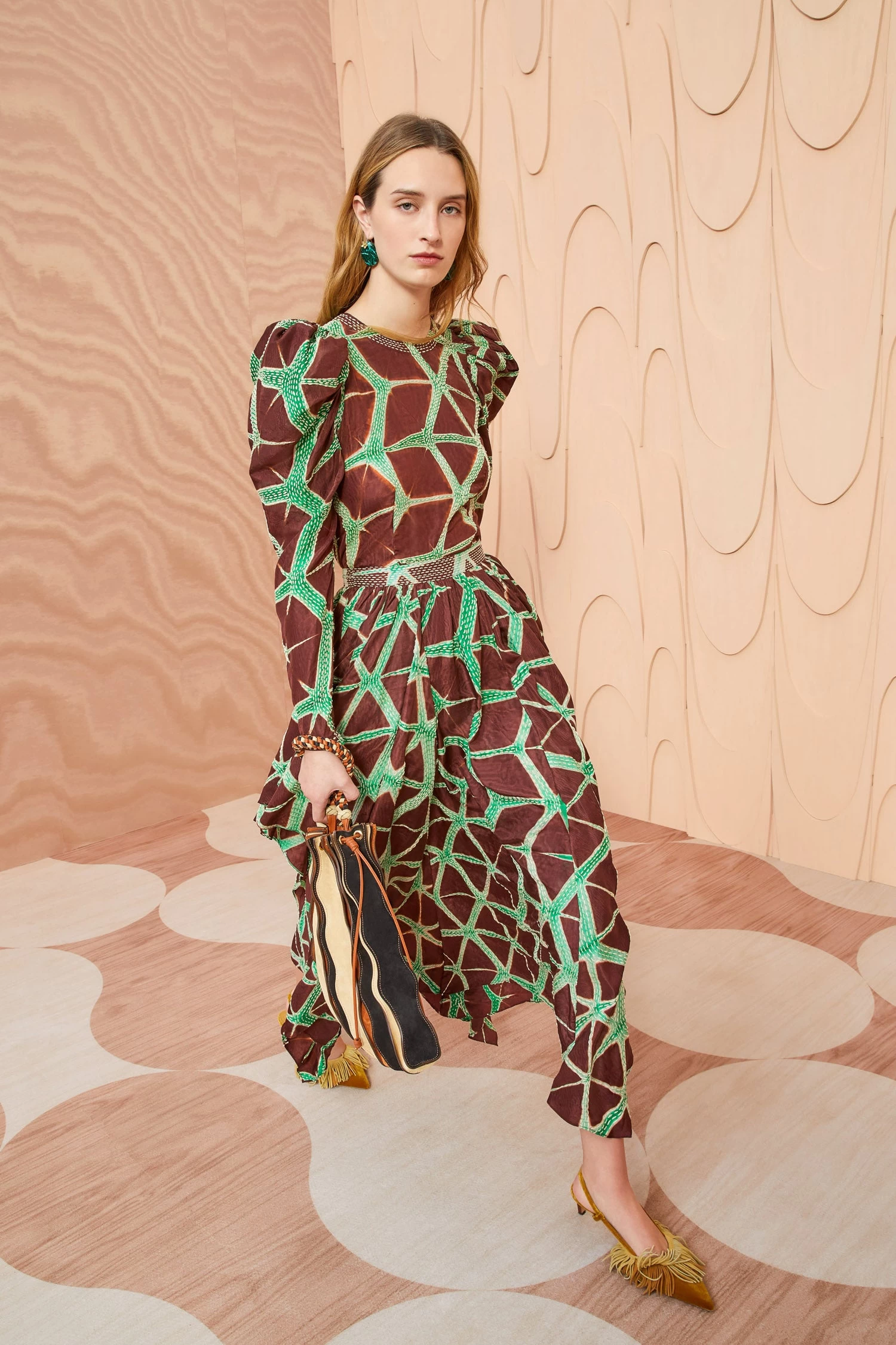 ULLA JOHNSON Savita Skirt - Teak 6 ULLA JOHNSON Savita Skirt - Teak - Image 6