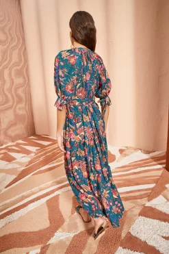 ULLA JOHNSON Selena Coverup - Delphinium 7 ULLA JOHNSON Selena Coverup - Delphinium -Fashion Haven Shop ULLA JOHNSON Selena Coverup DELPHINIUM 0157