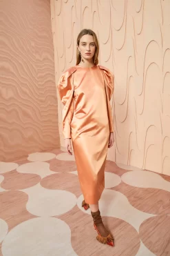 ULLA JOHNSON Silvana Dress - Copper 7 ULLA JOHNSON Silvana Dress - Copper -Fashion Haven Shop ULLA JOHNSON Silvana Dress COPPER 0038