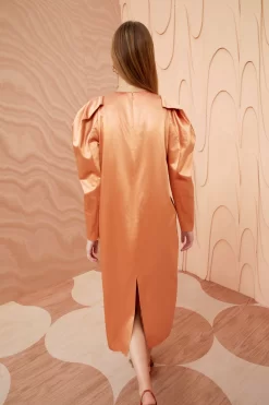 ULLA JOHNSON Silvana Dress - Copper 8 ULLA JOHNSON Silvana Dress - Copper -Fashion Haven Shop ULLA JOHNSON Silvana Dress COPPER 0197