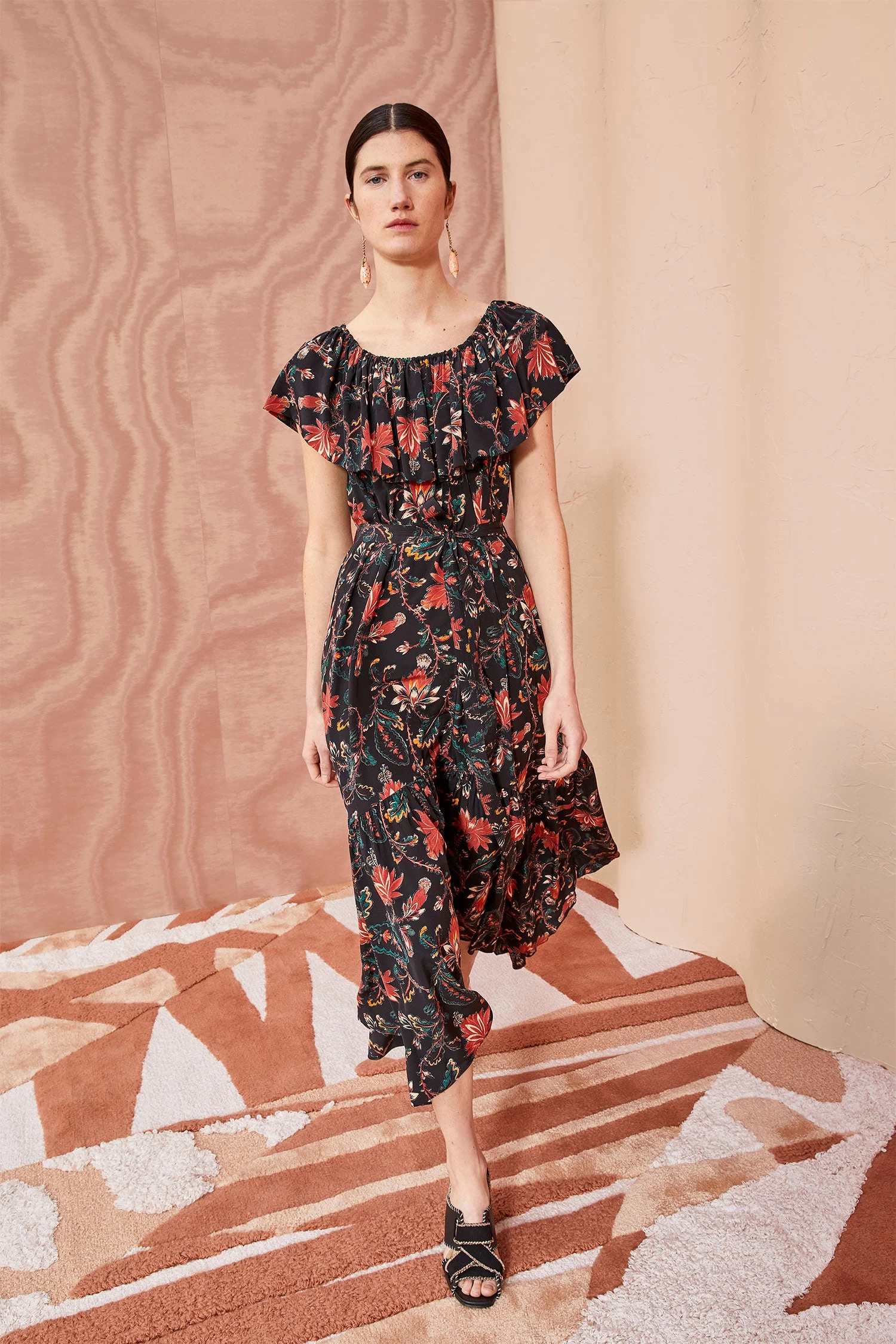 ULLA JOHNSON Skye Dress - Obsidian 1 ULLA JOHNSON Skye Dress - Obsidian