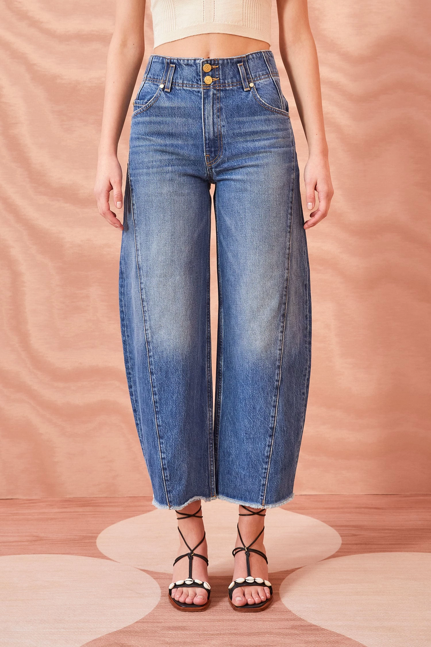 ULLA JOHNSON The Thea Jean - Danube Medium Indigo Wash 2 ULLA JOHNSON The Thea Jean - Danube Medium Indigo Wash - Image 2