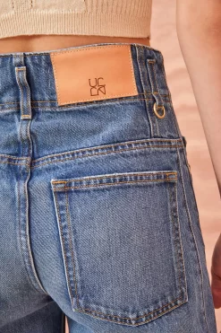 ULLA JOHNSON The Thea Jean - Danube Medium Indigo Wash 9 ULLA JOHNSON The Thea Jean - Danube Medium Indigo Wash -Fashion Haven Shop ULLA JOHNSON THEA JEAN DANUBE MEDIUM INDIGO WASH 05