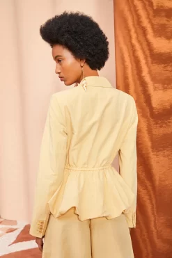 ULLA JOHNSON Talie Blazer - Dune 8 ULLA JOHNSON Talie Blazer - Dune -Fashion Haven Shop ULLA JOHNSON Talie Blazer DUNE 0144