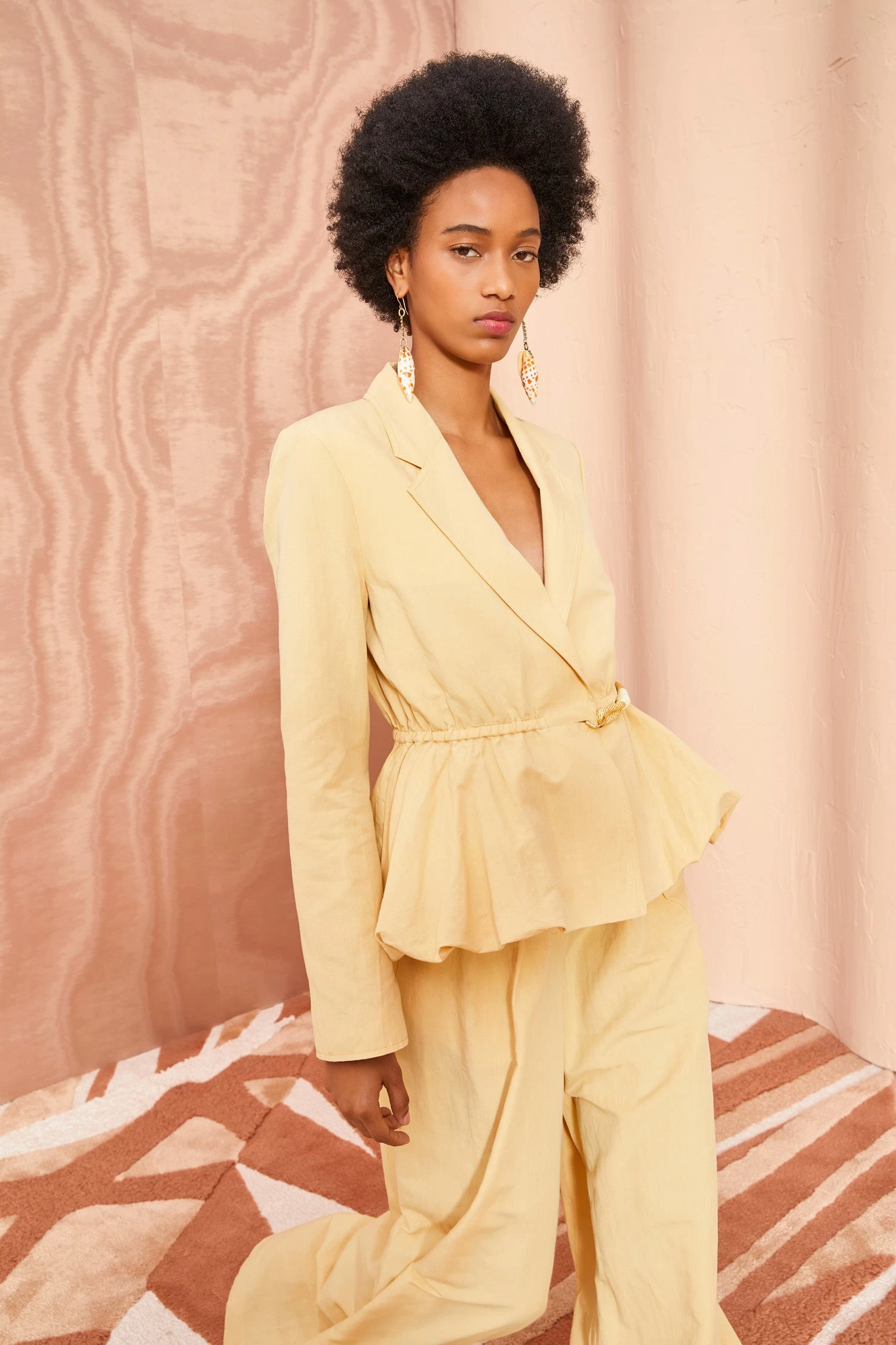 ULLA JOHNSON Talie Blazer - Dune 5 ULLA JOHNSON Talie Blazer - Dune - Image 5