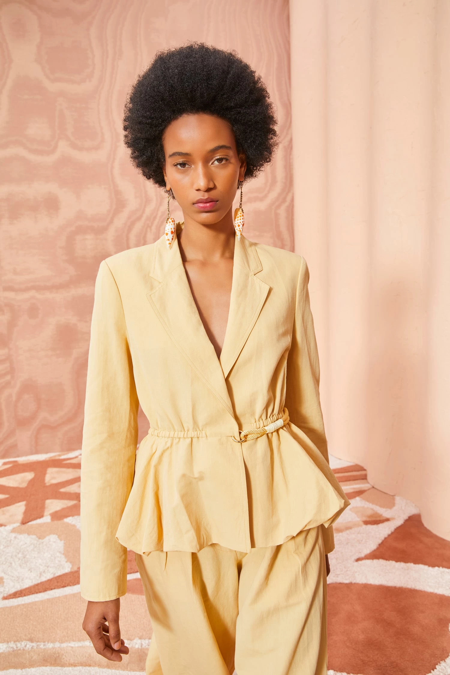 ULLA JOHNSON Talie Blazer - Dune 1 ULLA JOHNSON Talie Blazer - Dune