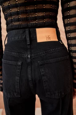 ULLA JOHNSON The Genevieve Jean - Noir Wash -Fashion Haven Shop ULLA JOHNSON The Genevieve Jean NOIR WASH 05