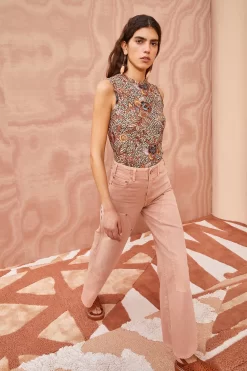 ULLA JOHNSON The Olympia Jean - Rosewood Wash