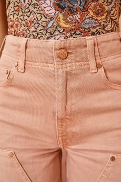 ULLA JOHNSON The Olympia Jean - Rosewood Wash -Fashion Haven Shop ULLA JOHNSON The Olympia ROSEWOOD WASH 0176