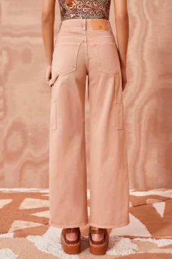 ULLA JOHNSON The Olympia Jean - Rosewood Wash -Fashion Haven Shop ULLA JOHNSON The Olympia ROSEWOOD WASH 0206