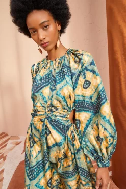 ULLA JOHNSON Tulia Dress - Constellation 6 ULLA JOHNSON Tulia Dress - Constellation -Fashion Haven Shop ULLA JOHNSON Tulia Dress CONSTELLATION 03