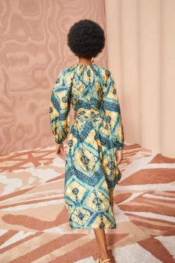 ULLA JOHNSON Tulia Dress - Constellation 7 ULLA JOHNSON Tulia Dress - Constellation -Fashion Haven Shop ULLA JOHNSON Tulia Dress CONSTELLATION 04